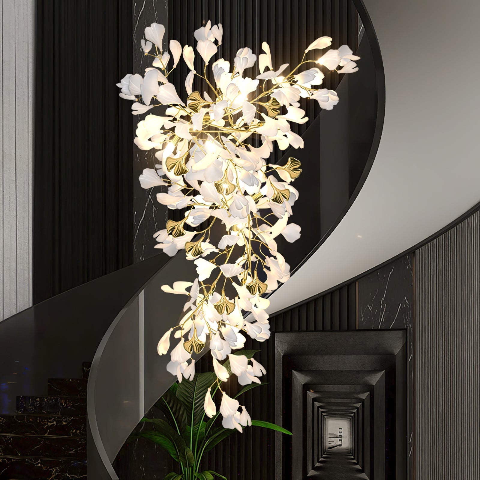 Calaena Gingko Chandelier