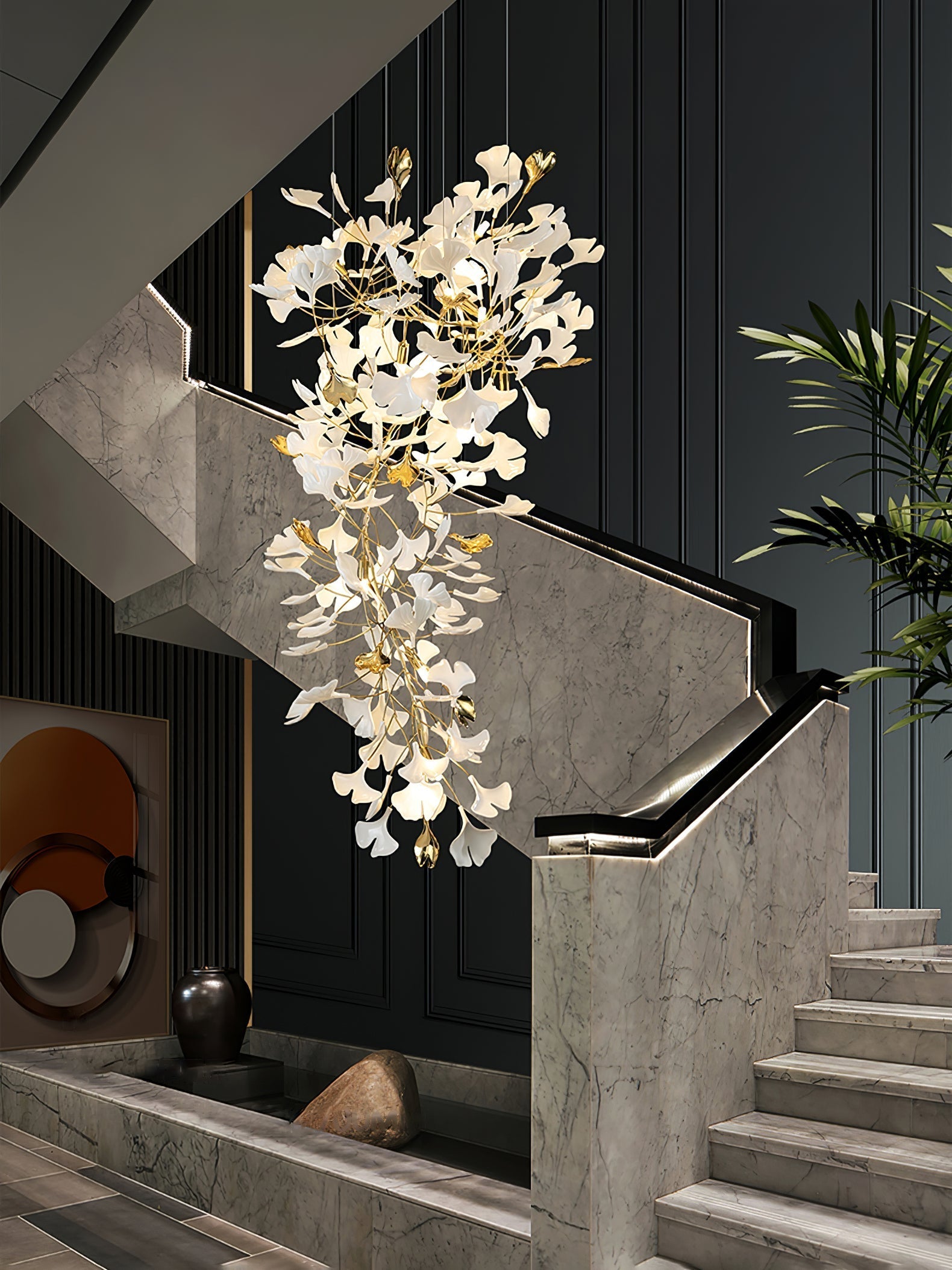 Calaena Gingko Chandelier