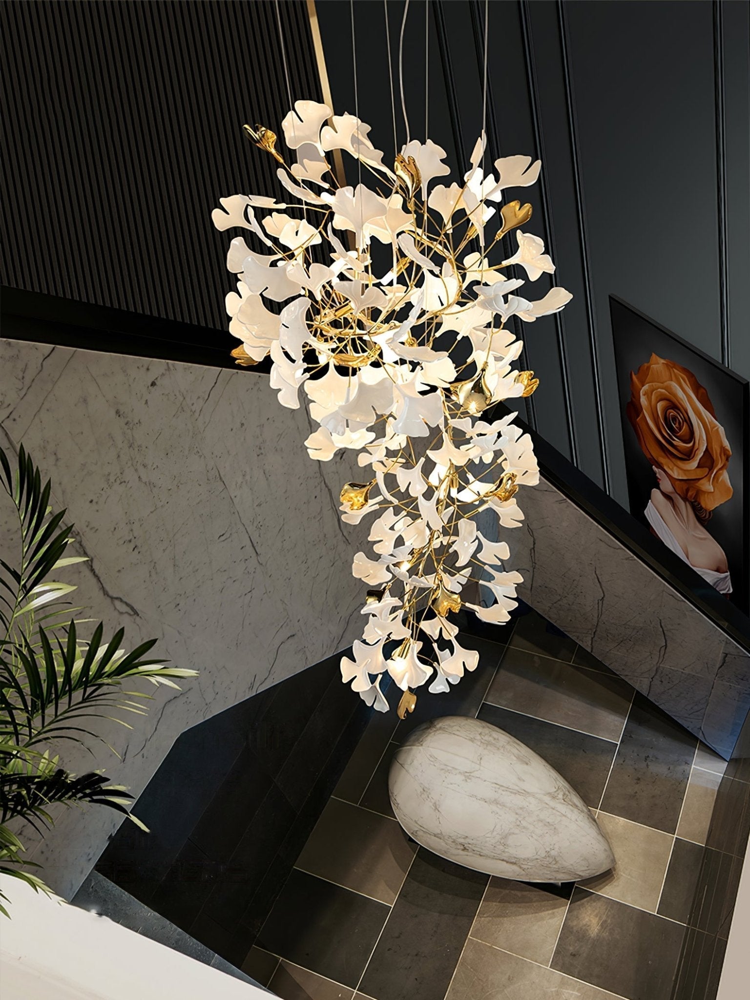 Calaena Gingko Chandelier
