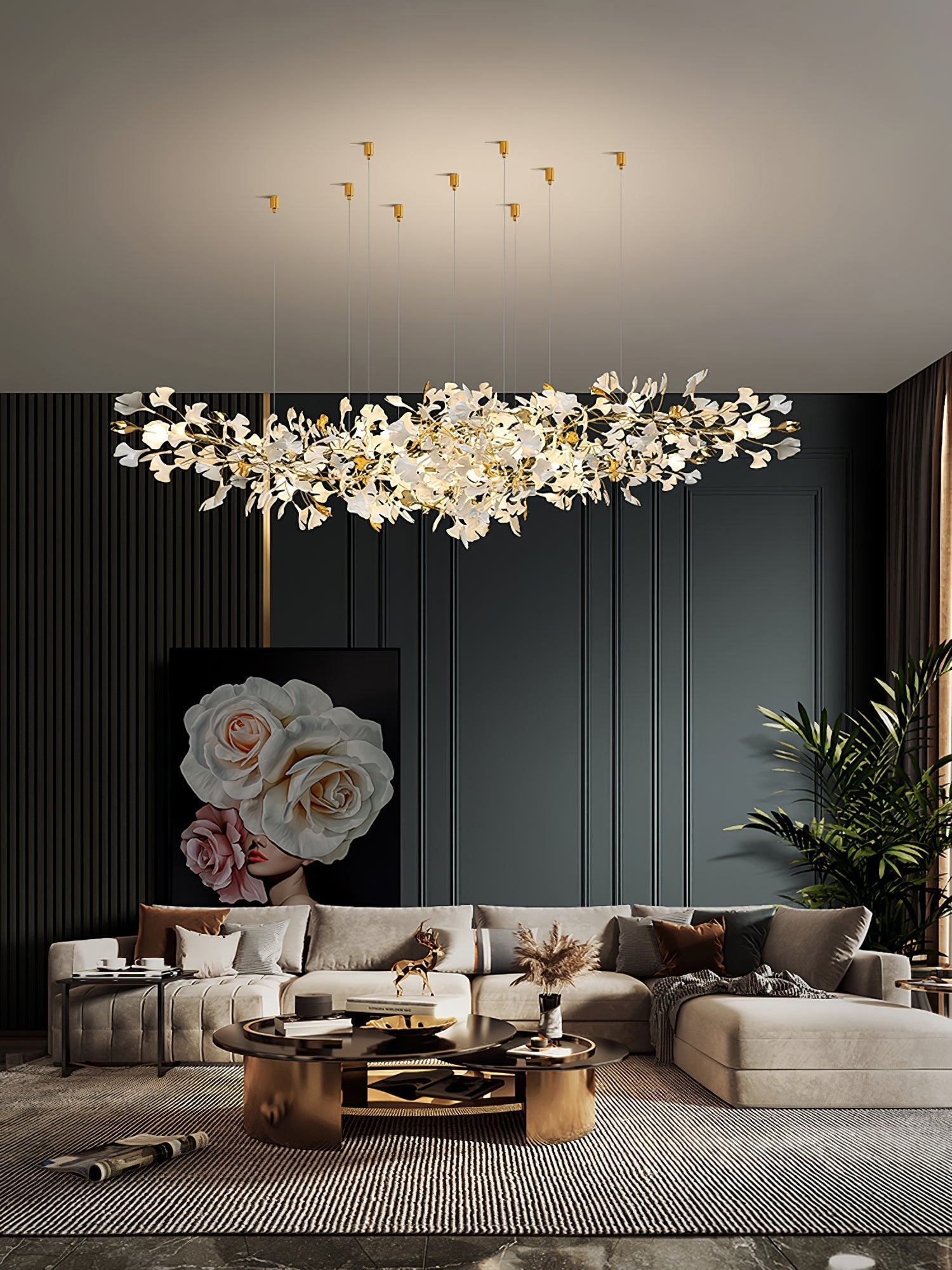 Calaena Gingko Chandelier