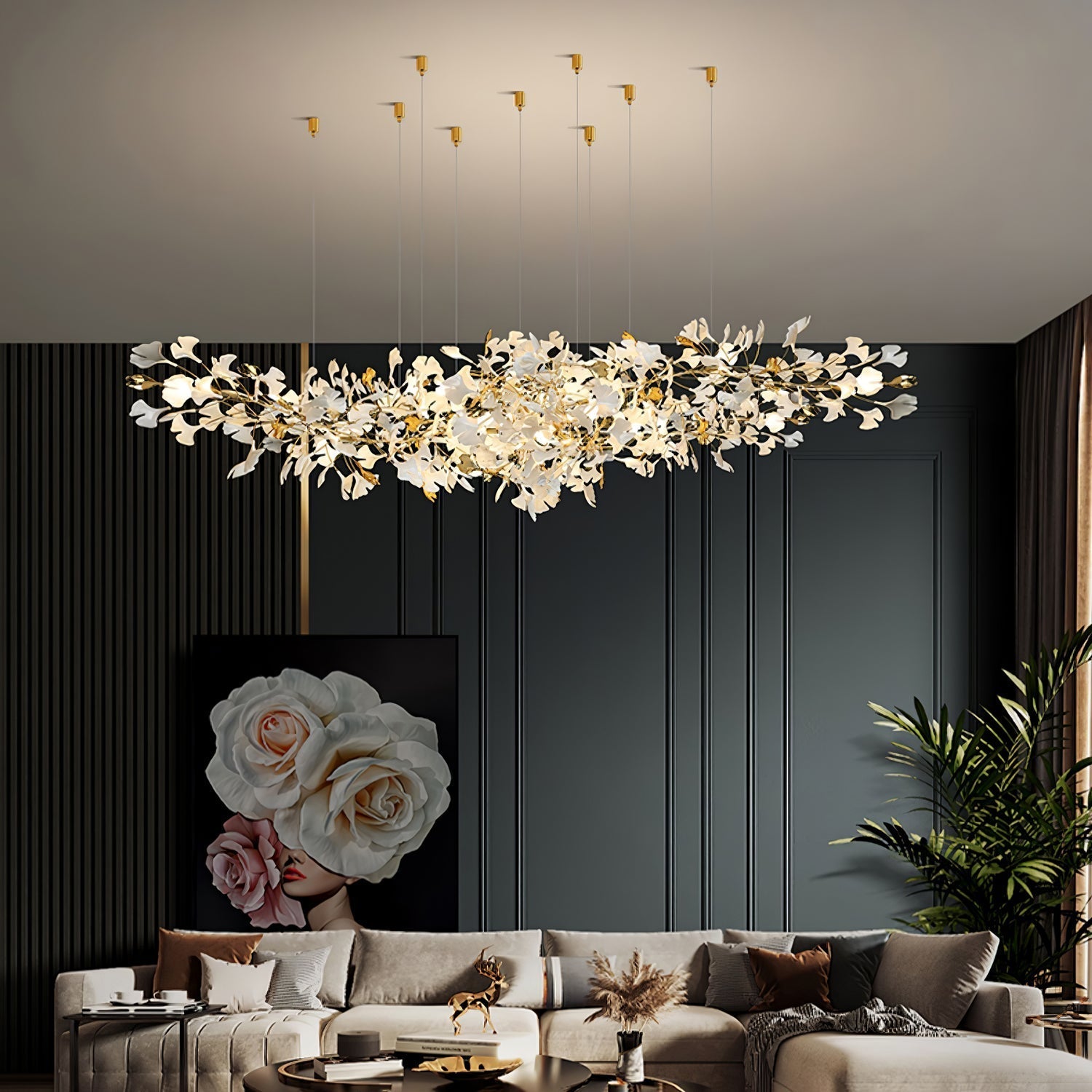 Calaena Gingko Chandelier