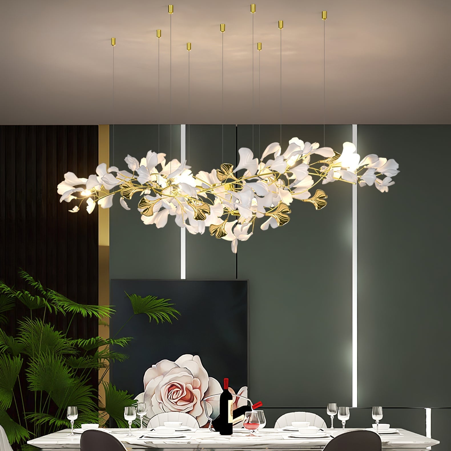 Calaena Gingko Chandelier