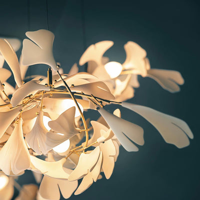Eurzoris Gingko Leaf Chandelier