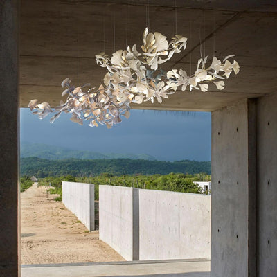 Eurzoris Gingko Leaf Chandelier