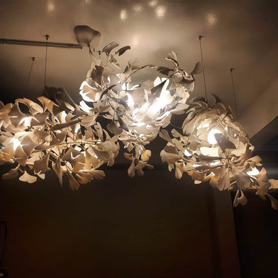 Eurzoris Gingko Leaf Chandelier
