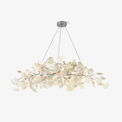 Oriiselle Chandelier Ceramic Gingko Petal Gold