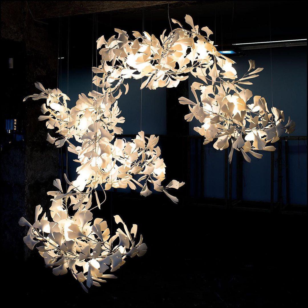Bough Zephyr Ceramics Chandelier