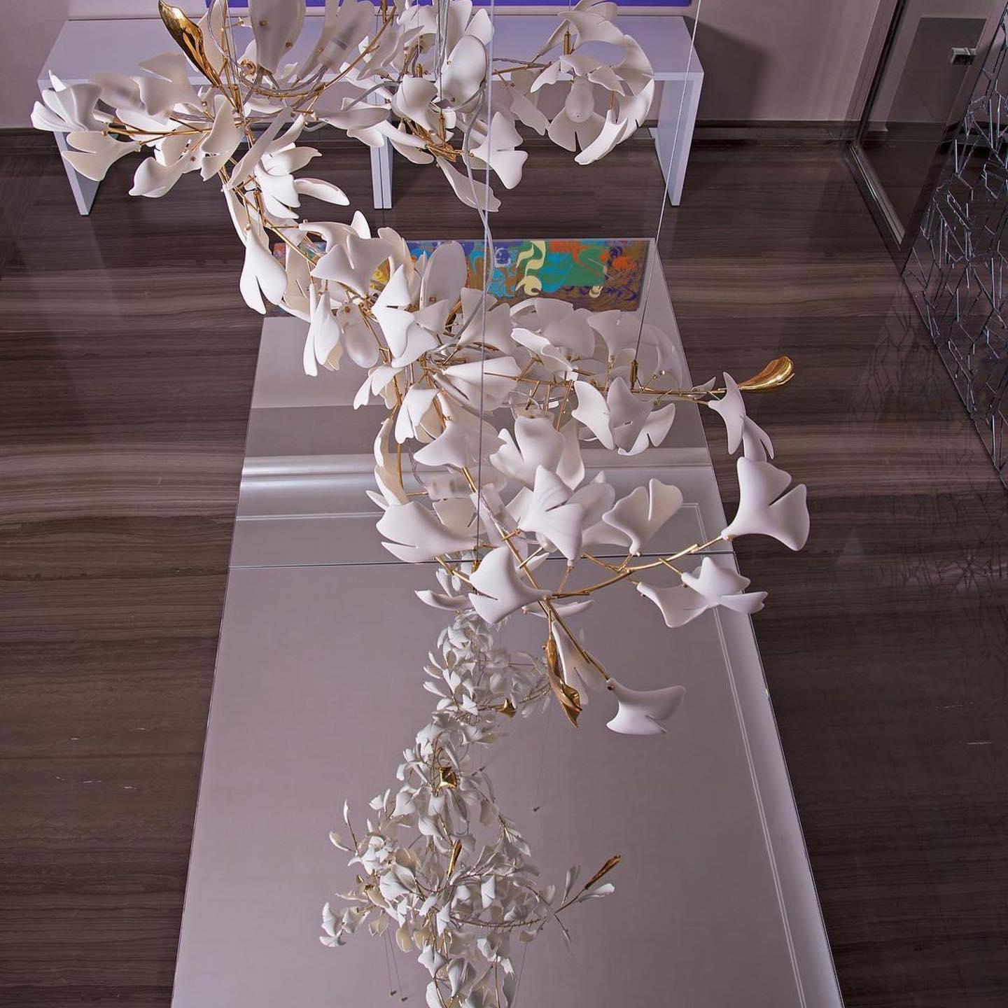 Bough Zephyr Ceramics Chandelier