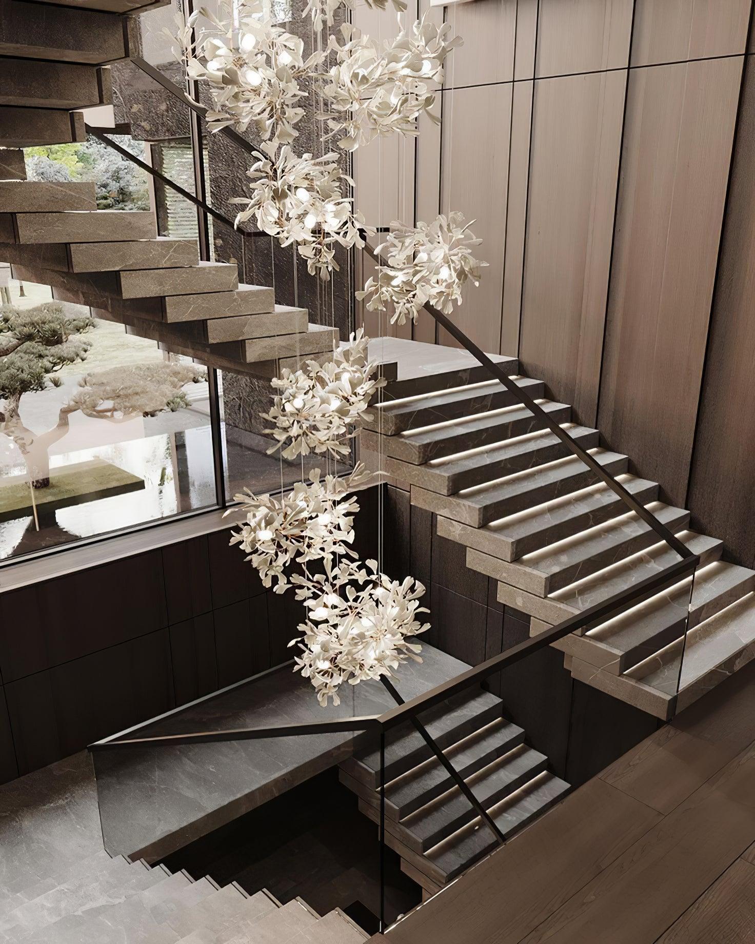 Bough Zephyr Ceramics Chandelier
