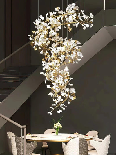 Bough Zephyr Ceramics Chandelier