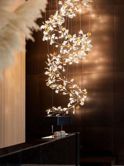 Bough Zephyr Ceramics Chandelier