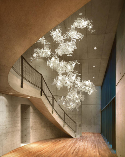 Bough Zephyr Ceramics Chandelier
