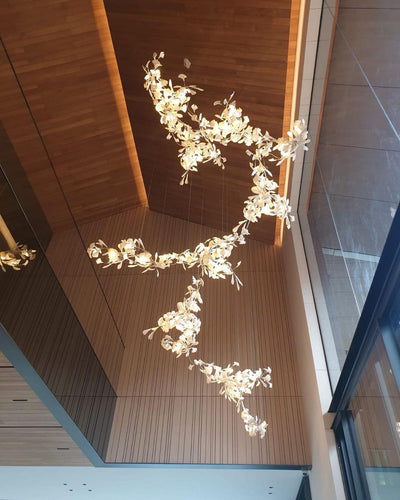 Bough Zephyr Ceramics Chandelier