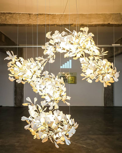 Bough Zephyr Ceramics Chandelier