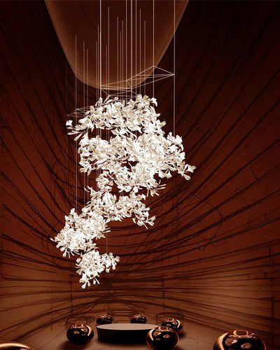 Bough Zephyr Ceramics Chandelier