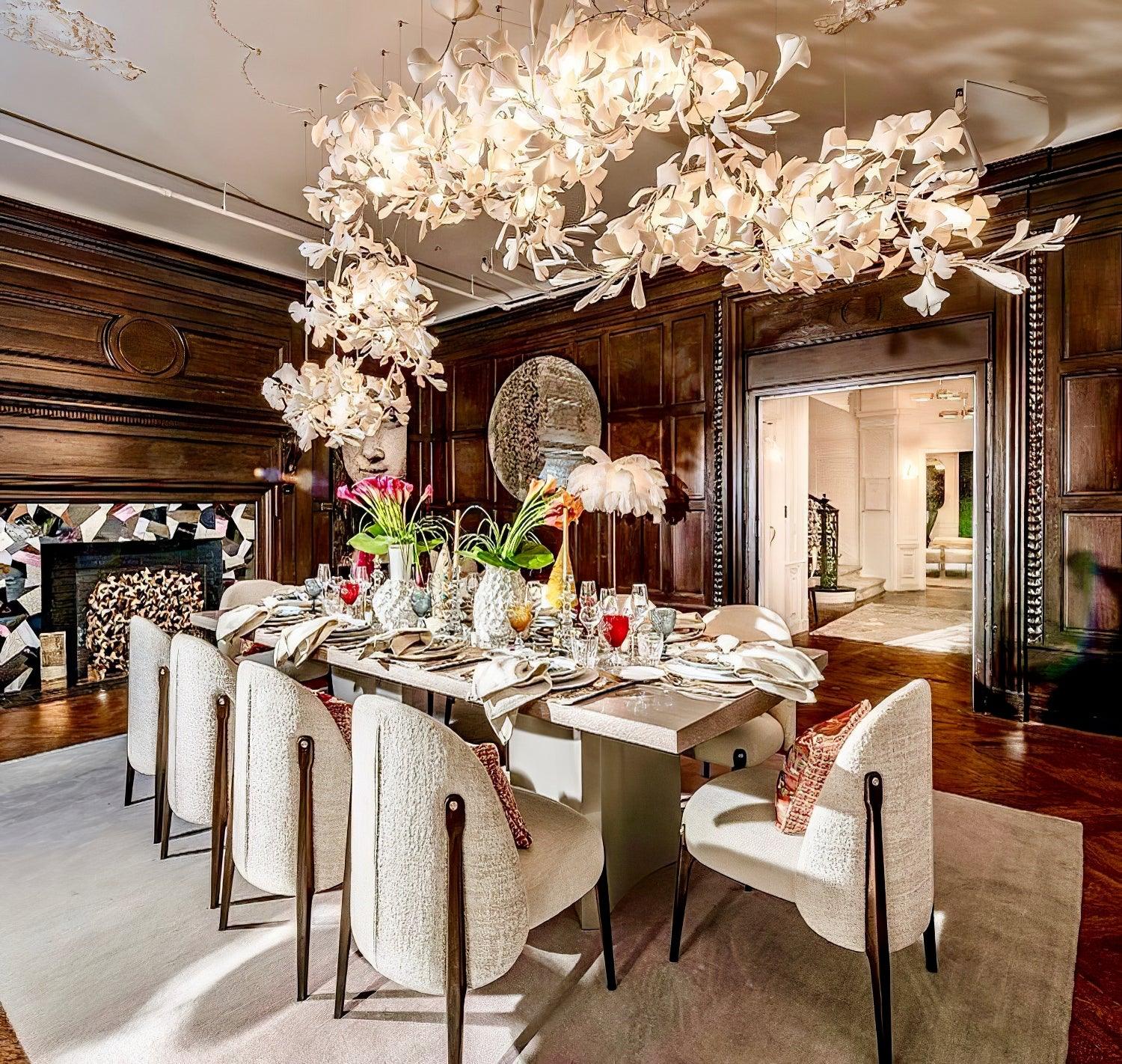 Ginkgo Cluster Chandelier