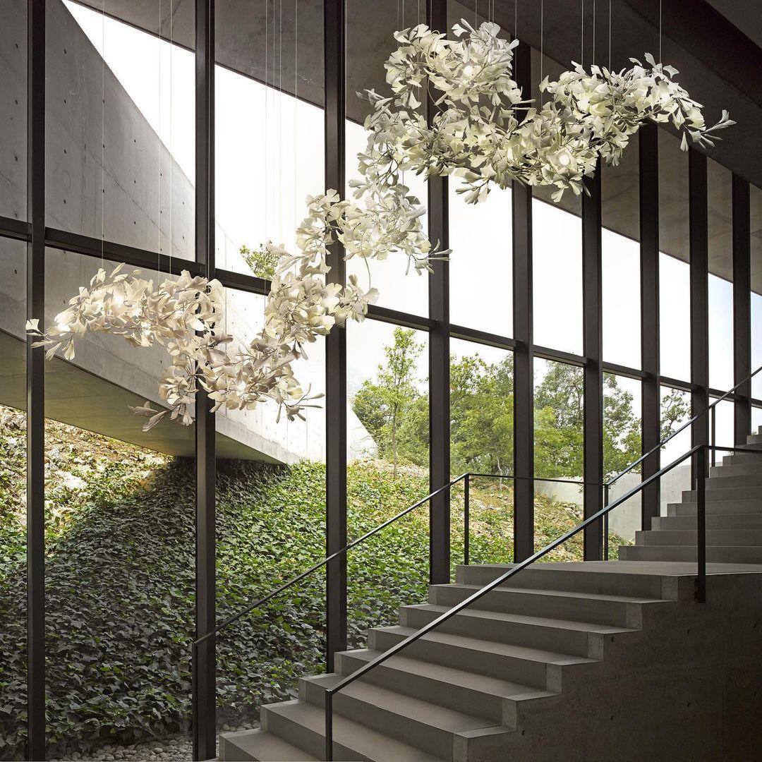 Ginkgo Cluster Chandelier