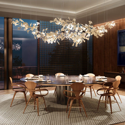 Ginkgo Cluster Chandelier