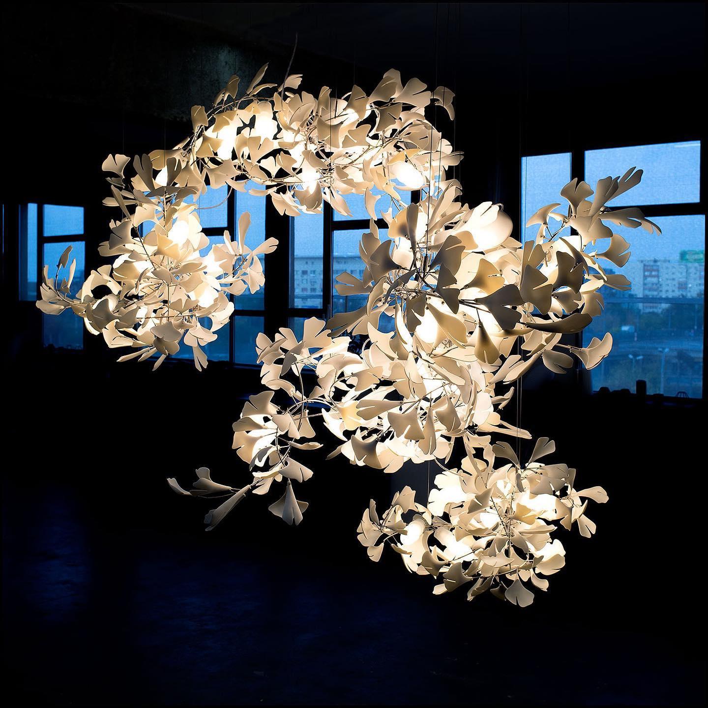Ginkgo Cluster Chandelier