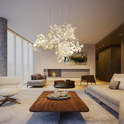 Ginkgo Cluster Chandelier