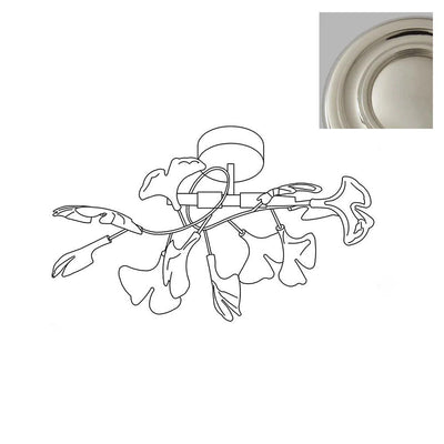 Callenne Elegant Ginkgo Leaf Ceiling Light - Neutral Decor
