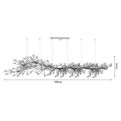 Chandelier Frame Ceramic Gingko Leaf Shade White Gold Modern - Neutral Decor
