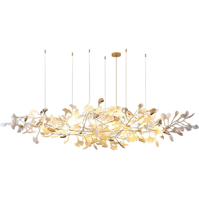 Sovell Postmodern Luxury Ginkgo Cloud Ceramics Chandelier