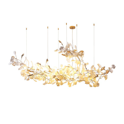 Sovell Postmodern Luxury Ginkgo Cloud Ceramics Chandelier