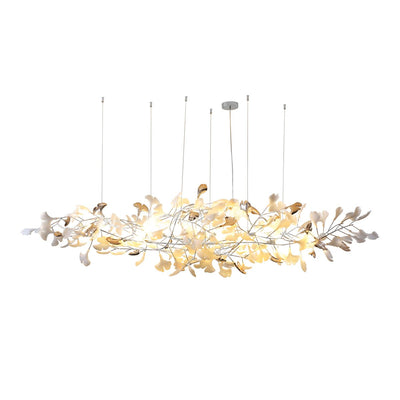 Sovell Postmodern Luxury Ginkgo Cloud Ceramics Chandelier