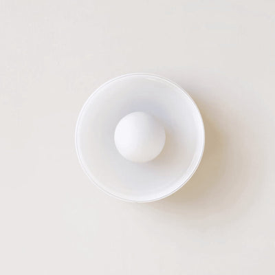 Solara Ceiling Lamp Orange Ring Playful Sculptural - Neutral Decor