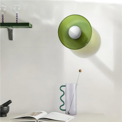 Solara Ceiling Lamp Orange Ring Playful Sculptural - Neutral Decor