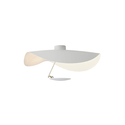 Solenena Ceiling Lamp Curved Shade and Gold Interior