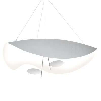 Aurisina Pendant Lamp Black Gold Curved Shade