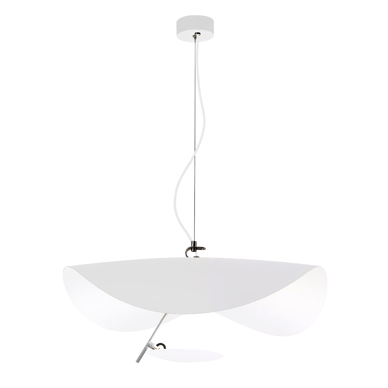 Aurisina Pendant Lamp Black Gold Curved Shade