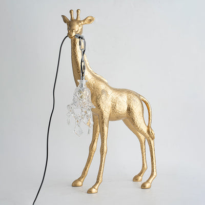 Fexl Luxurious Giraffe Royale Sculpture Floor Lamp
