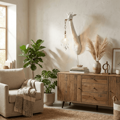 Giselle Giraffe Crystal Wall Lamp