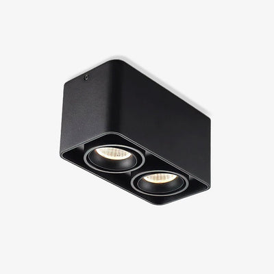 Solara Spotlight Surface Mount Twin LED Angular Minimalist - Neutral Decor