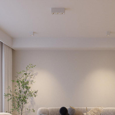 Solara Spotlight Surface Mount Twin LED Angular Minimalist - Neutral Decor