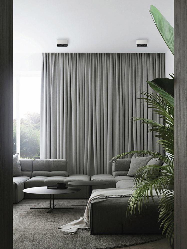 Solara Spotlight Surface Mount Twin LED Angular Minimalist - Neutral Decor
