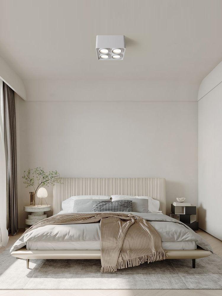 Solara Spotlight Surface Mount Twin LED Angular Minimalist - Neutral Decor