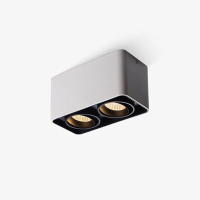 Solara Spotlight Surface Mount Twin LED Angular Minimalist - Neutral Decor