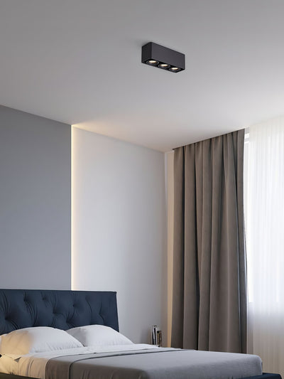 Solara Spotlight Surface Mount Twin LED Angular Minimalist - Neutral Decor