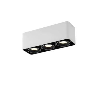 Solara Spotlight Surface Mount Twin LED Angular Minimalist - Neutral Decor