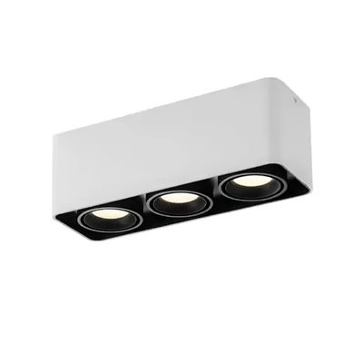 Solara Spotlight Surface Mount Twin LED Angular Minimalist - Neutral Decor