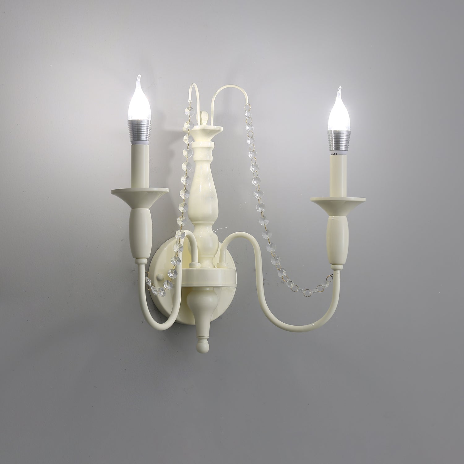Vatalisra Vintage Industrial Glass Wall Lamp