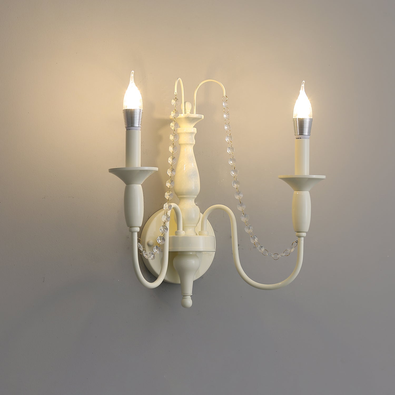 Vatalisra Vintage Industrial Glass Wall Lamp