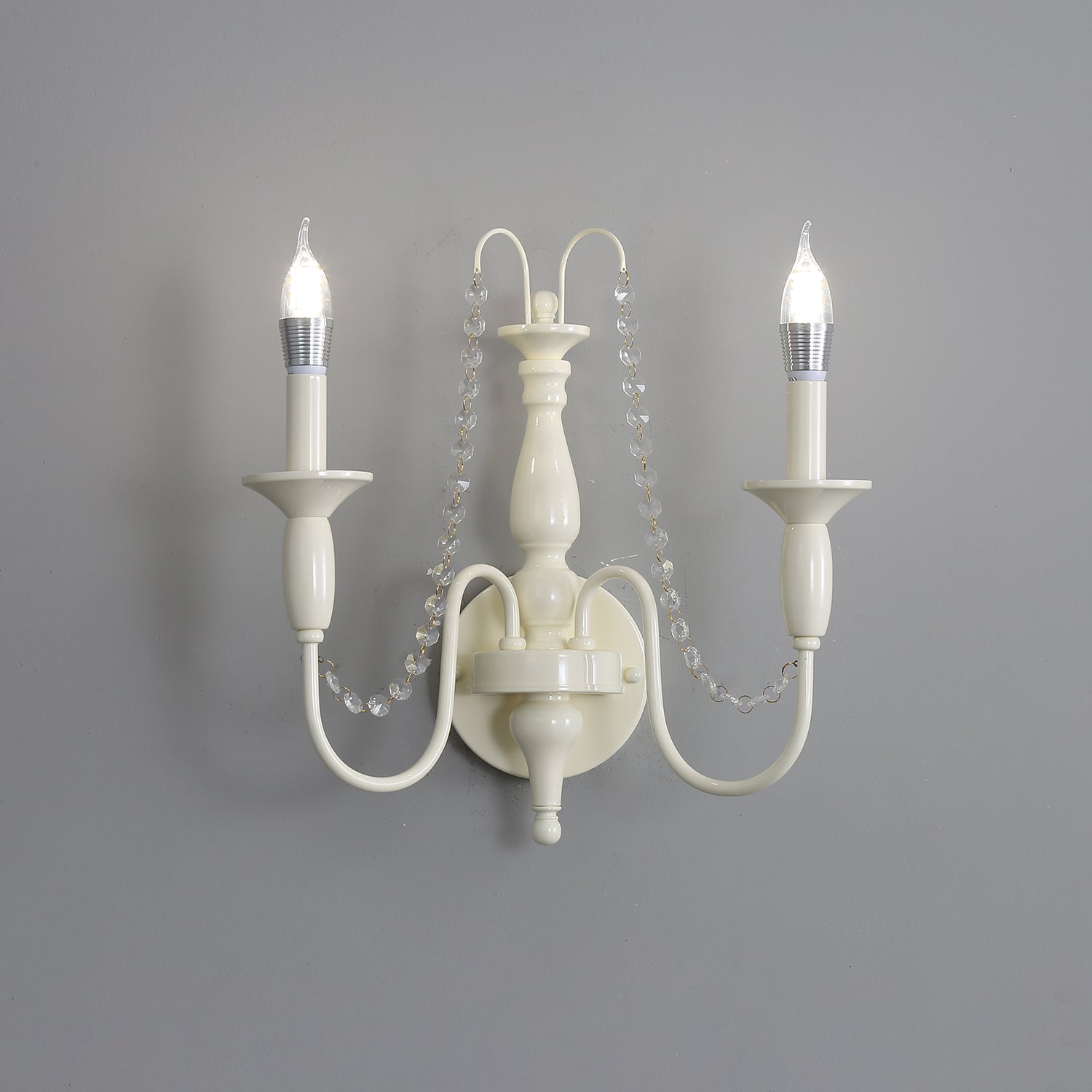 Vatalisra Vintage Industrial Glass Wall Lamp