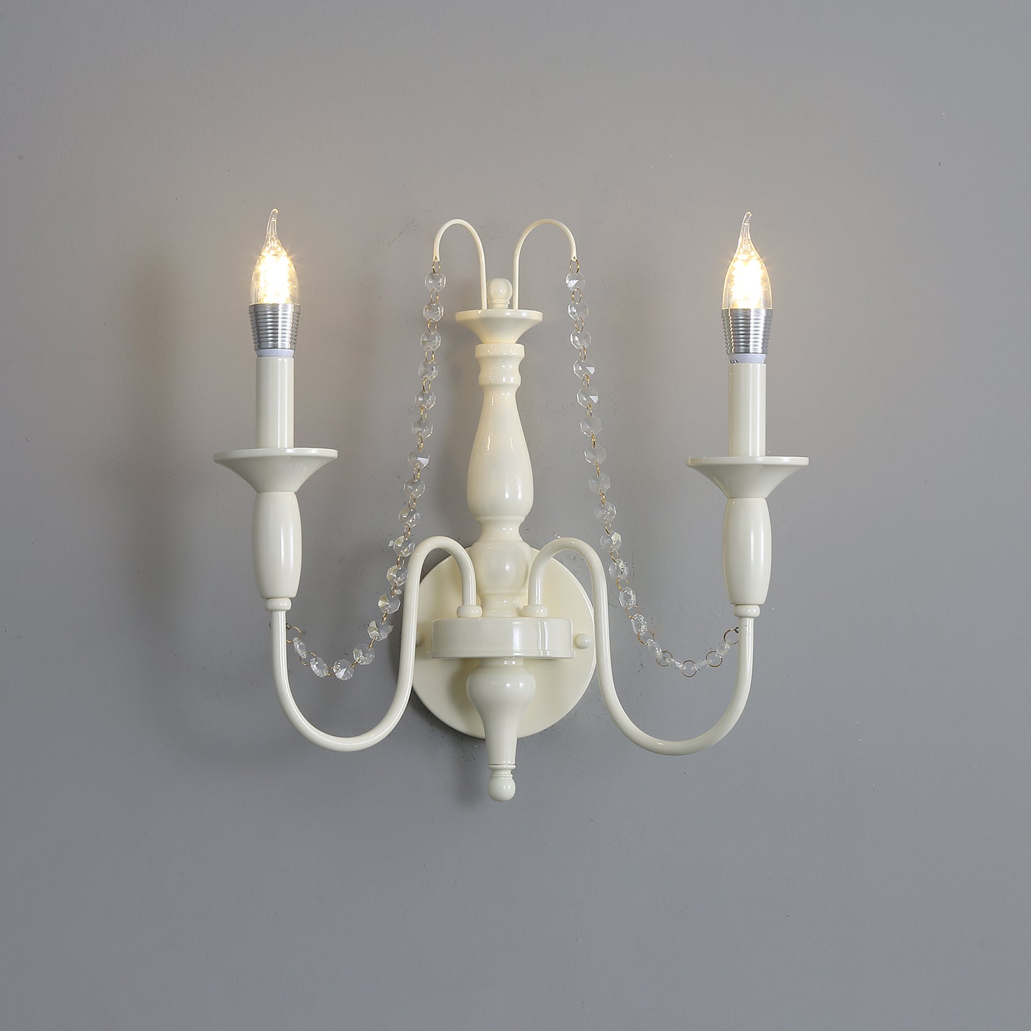 Vatalisra Vintage Industrial Glass Wall Lamp