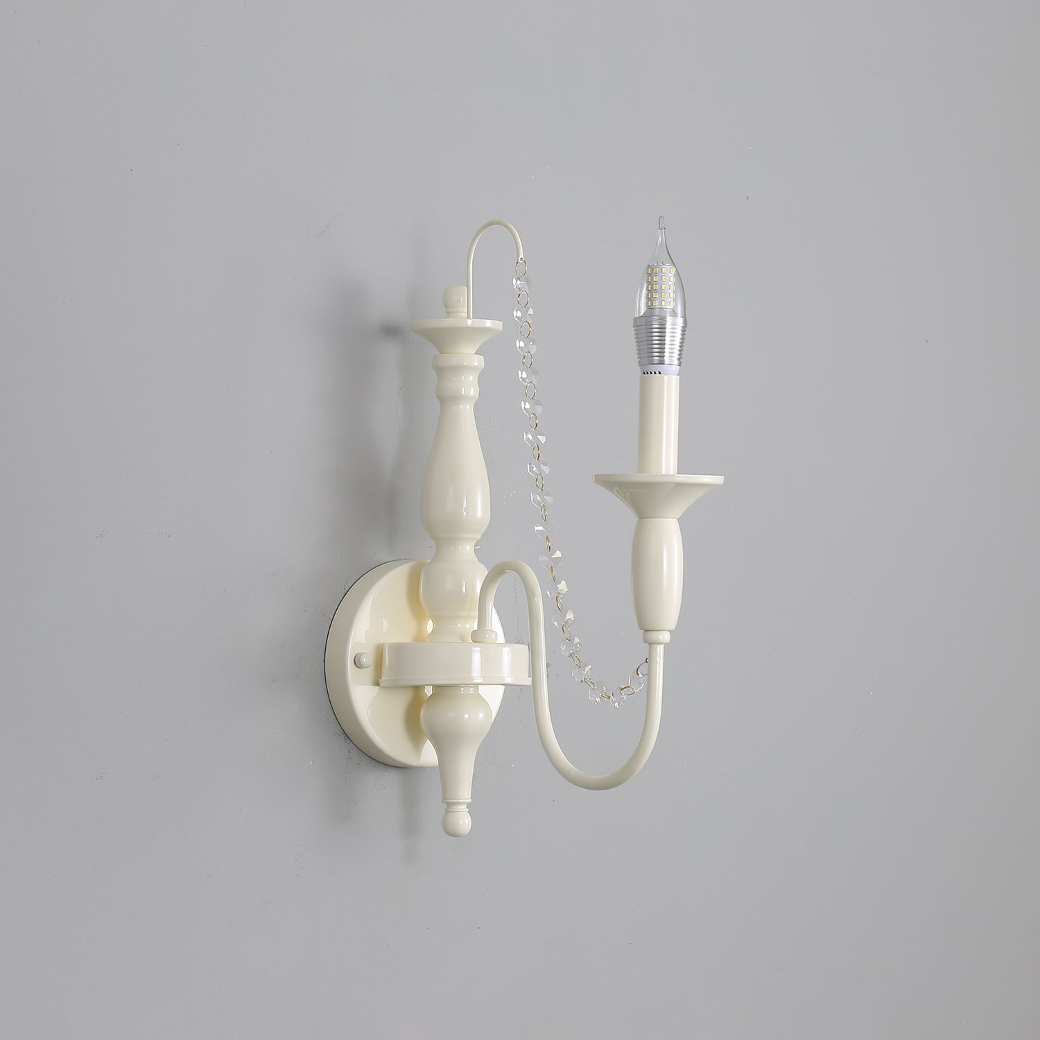 Vatalisra Vintage Industrial Glass Wall Lamp