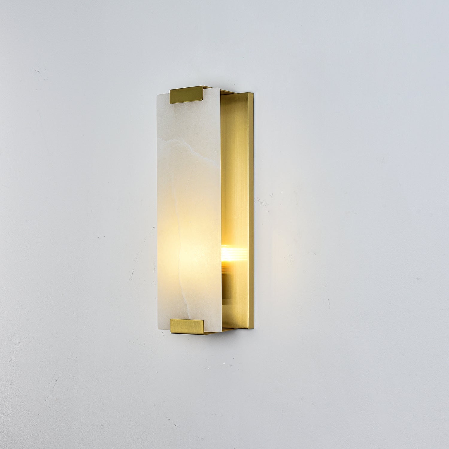 Arrina Rectangular Alabaster Wall Light